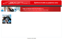 Tablet Screenshot of biocom.sk
