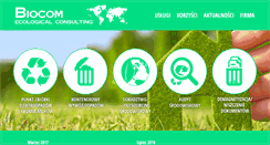 Desktop Screenshot of biocom.pl