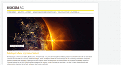 Desktop Screenshot of biocom.de