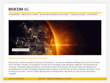 Tablet Screenshot of biocom.de